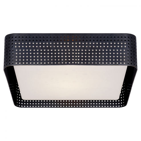 Precision Large Square Flush Mount (279|KW 4061BZ-CDG)