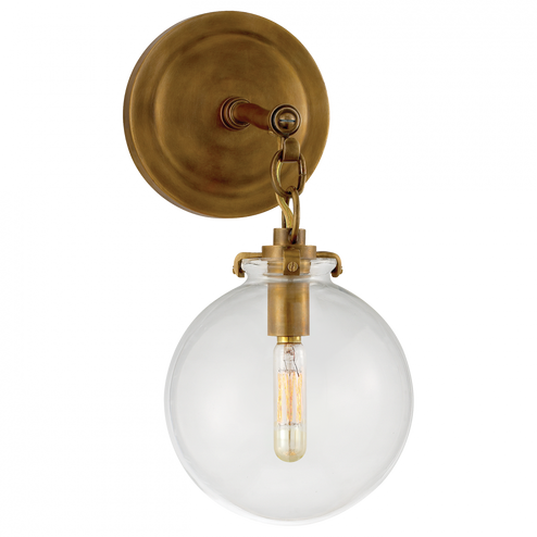 Katie Small Globe Sconce (279|TOB 2225HAB/G4-CG)