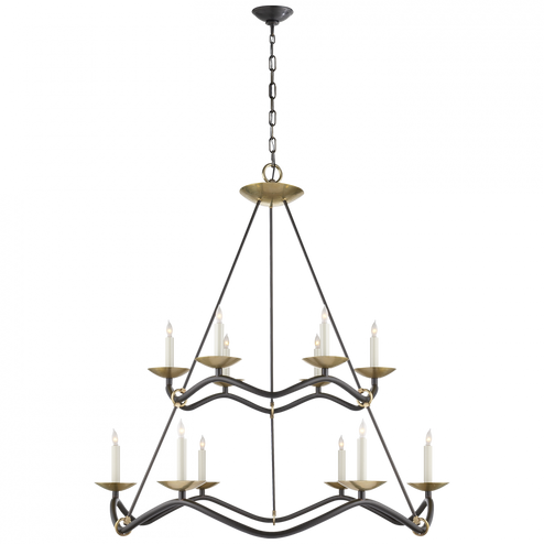 Choros Two-Tier Chandelier (279|S 5041AI)