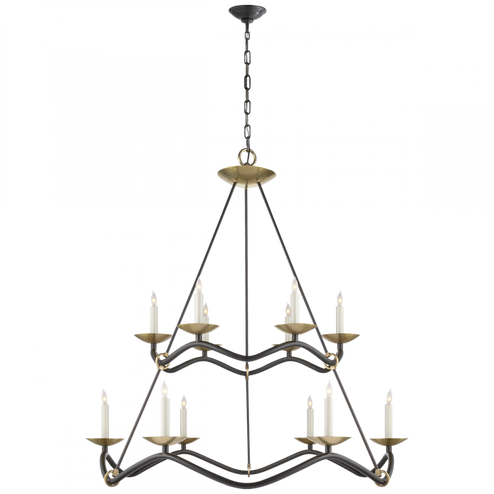 Choros Two-Tier Chandelier (279|S 5041AI)