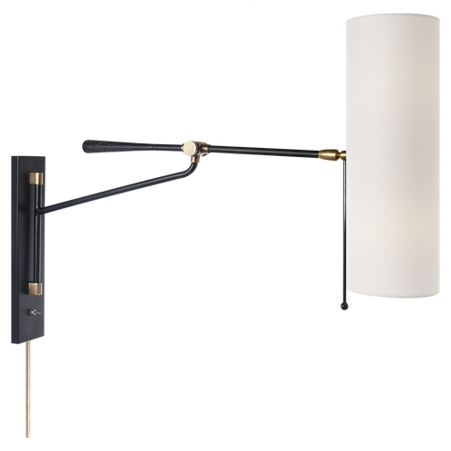 Frankfort Articulating Wall Light (279|ARN 2002BLK-L)