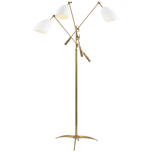 Sommerard Triple Arm Floor Lamp (279|ARN 1009HAB-WHT)