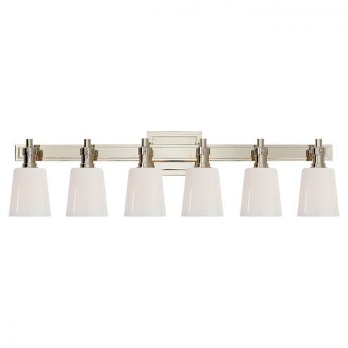Bryant Six-Light Linear Bath Sconce (279|TOB 2154PN-WG)