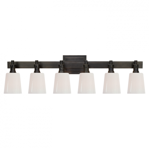 Bryant Six-Light Linear Bath Sconce (279|TOB 2154BZ-WG)