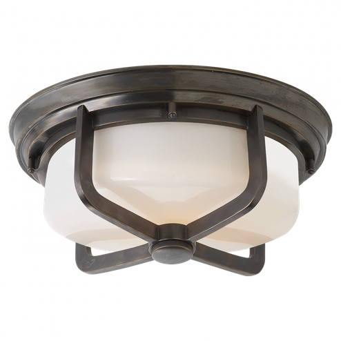 Milton Large Flush Mount (279|TOB 4013BZ-WG)