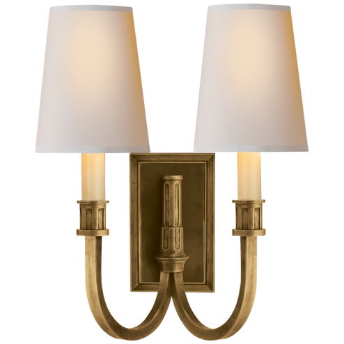 Modern Library Double Sconce (279|TOB 2328HAB-NP)