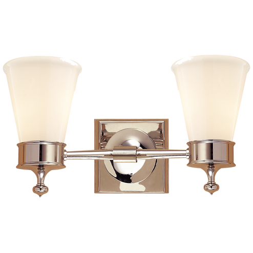 Siena Double Sconce (279|SS 2002PN-WG)