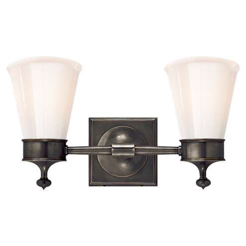 Siena Double Sconce (279|SS 2002BZ-WG)