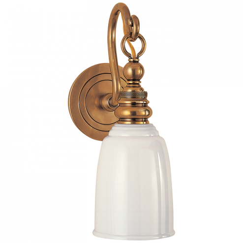 Boston Loop Arm Sconce (279|SL 2934HAB-WG)