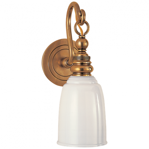 Boston Loop Arm Sconce (279|SL 2934HAB-WG)