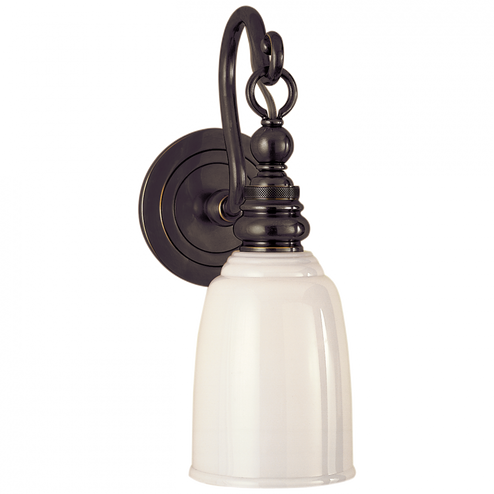 Boston Loop Arm Sconce (279|SL 2934BZ-WG)