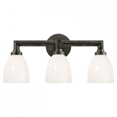 Wilton Triple Bath Light (279|SL 2843BZ-WG)