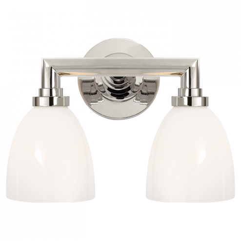 Wilton Double Bath Light (279|SL 2842PN-WG)