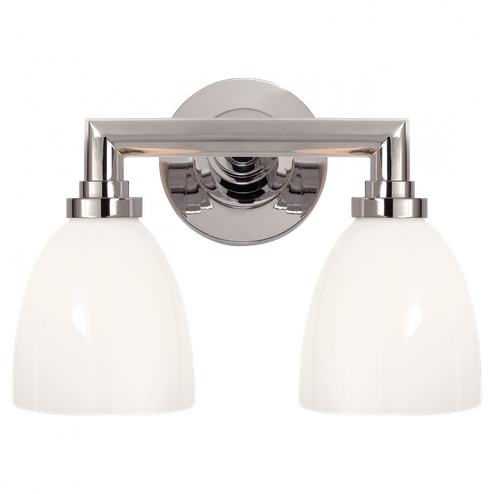 Wilton Double Bath Light (279|SL 2842CH-WG)