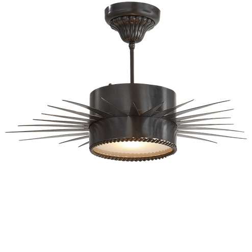 Soleil Medium Semi-Flush (279|SK 5201BZ)