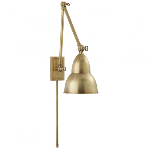 French Library Double Arm Wall Lamp (279|S 2602HAB)