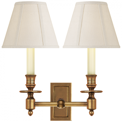 French Double Library Sconce (279|S 2212HAB-L)