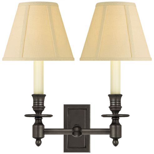French Double Library Sconce (279|S 2212BZ-T)