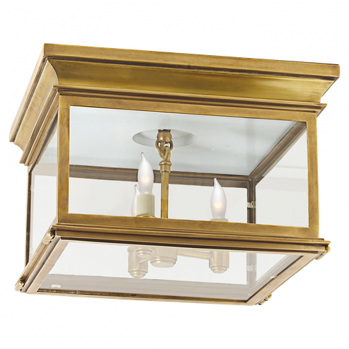 Club Large Square Flush Mount (279|CHC 4129AB-CG)