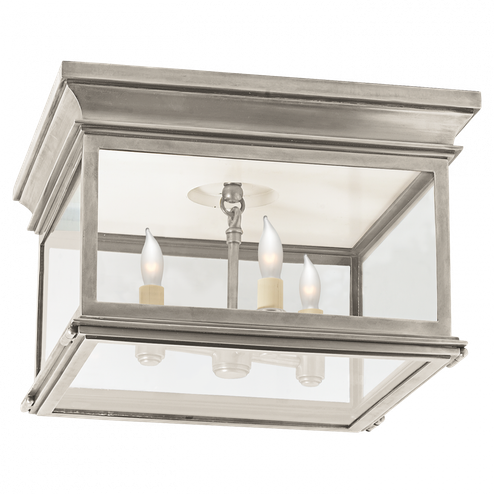 Club Large Square Flush Mount (279|CHC 4129AN-CG)