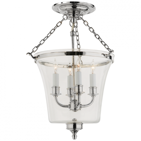 Sussex Semi-Flush Bell Jar Lantern (279|CHC 2209PN)