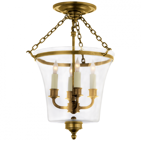 Sussex Semi-Flush Bell Jar Lantern (279|CHC 2209AB)