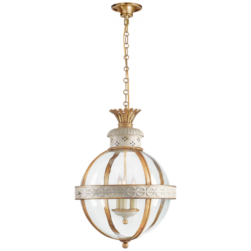 Crown Top Banded Globe Lantern (279|CHC 2111AW-CG)