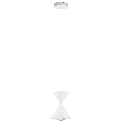 Kordan 3000K LED 1 Light Pendant Matte White (2|84112MWH)