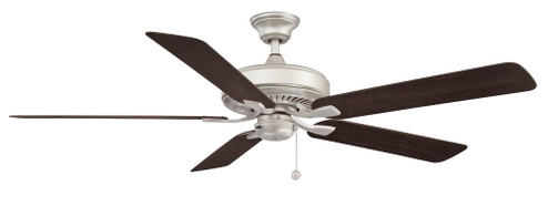 Edgewood 60 inch Indoor/Outdoor Ceiling Fan - Brushed Nickel with Dark Walnut blades (90|FP9060BNW)