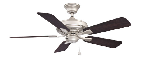 Edgewood 44 inch Indoor/Outdoor Ceiling Fan - Brushed Nickel with Dark Walnut blades (90|FP9044BNW)
