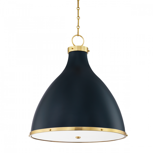 Painted No. 3 Pendant (57|MDS362-AGB/DBL)