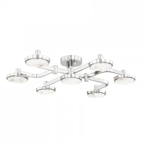 Meander Semi Flush (57|6332-PN)