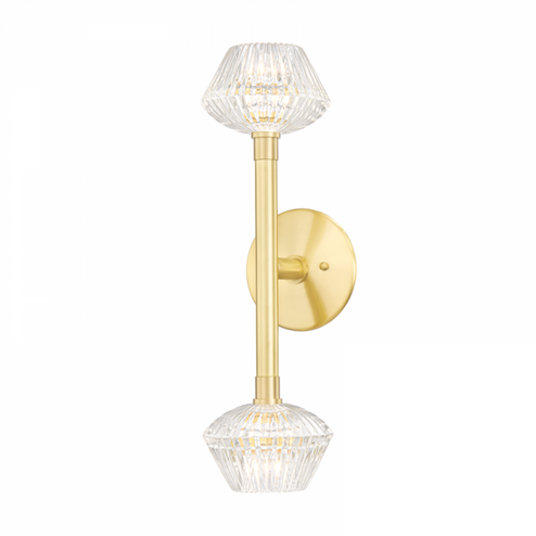 2 LIGHT WALL SCONCE (57|6142-AGB)