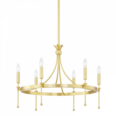 6 LIGHT CHANDELIER (57|4327-AGB)