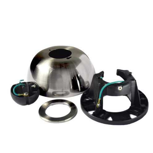 Ceiling Fan Sloped Ceiling Kit - 1-inch - Chrome (90|SCK1-52CH)