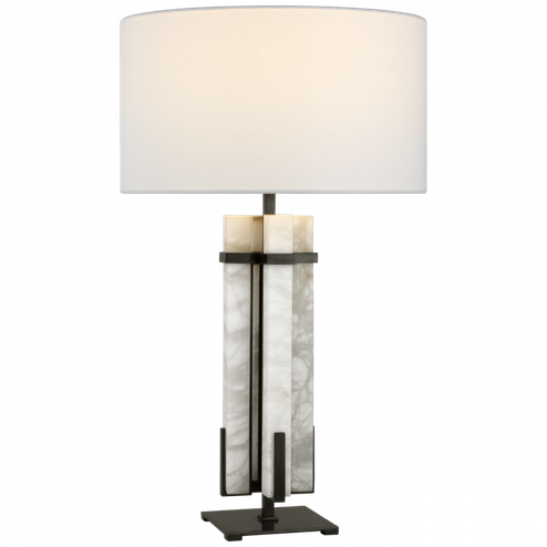 Malik Large Table Lamp (279|S 3910BZ/ALB-L)