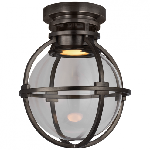 Gracie 10'' Captured Globe Flush Mount (279|CHC 4481BZ-CG)