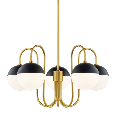 Renee Chandelier (6939|H344805-AGB/BK)