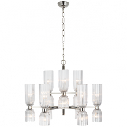 Asalea Medium Two-Tier Chandelier (279|ARN 5500PN-CG)