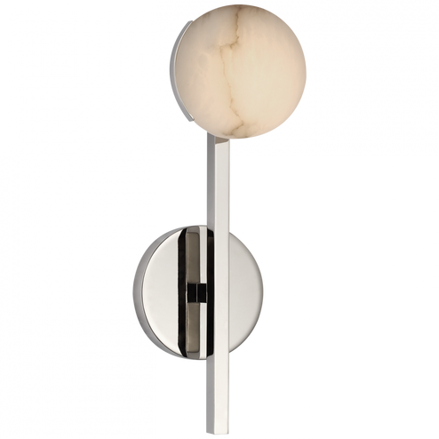 Pedra Petite Tail Sconce (279|KW 2620PN-ALB)
