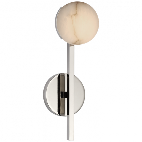 Pedra Petite Tail Sconce (279|KW 2620PN-ALB)