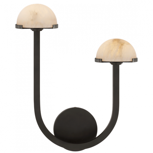 Pedra 15'' Asymmetrical Right Sconce (279|KW 2623BZ-ALB)