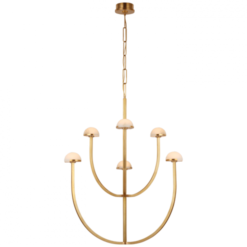 Pedra Large Two-Tier Chandelier (279|KW 5621AB-ALB)