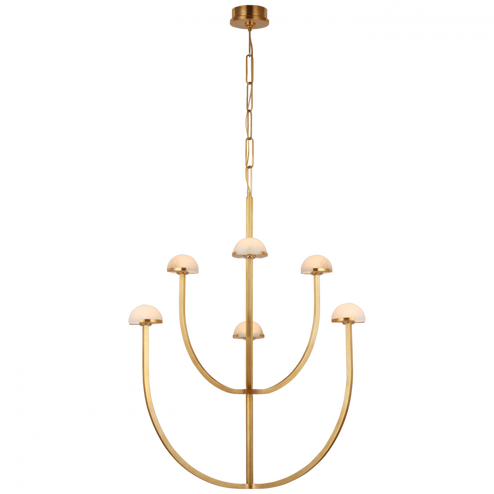 Pedra Large Two-Tier Chandelier (279|KW 5621AB-ALB)