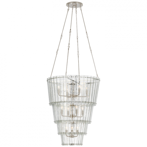 Cadence Large Waterfall Chandelier (279|S 5657PN-AM)