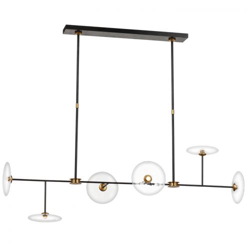 Calvino Large Linear Chandelier (279|S 5695AI/HAB-CG)