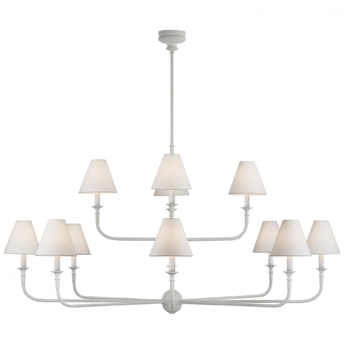 Piaf Grande Two-Tier Chandelier (279|TOB 5453PW-L) Piaf Grande Two-Tier Chandelier (279|TOB 5453PW-L)