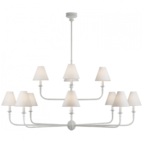Piaf Grande Two-Tier Chandelier (279|TOB 5453PW-L)