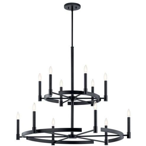 Chandelier 12Lt (2|52428BK)