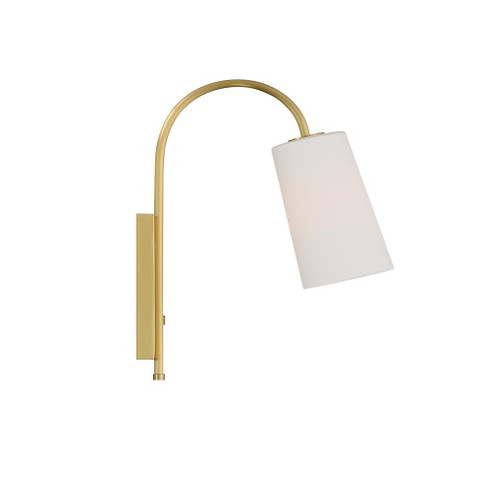 Alexa 1 Light Aged Brass Task Sconce (205|ALX-4501-AG)